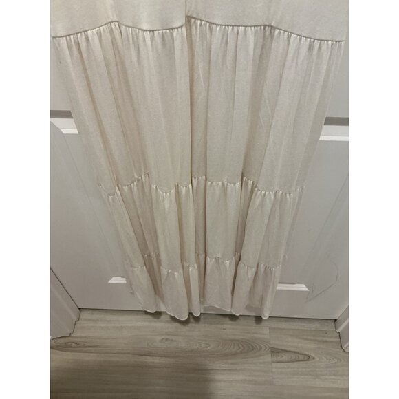 Sky Brand Maxi Dress Large Sleeveless Off White Lace Front NWT - Picture 4 of 9